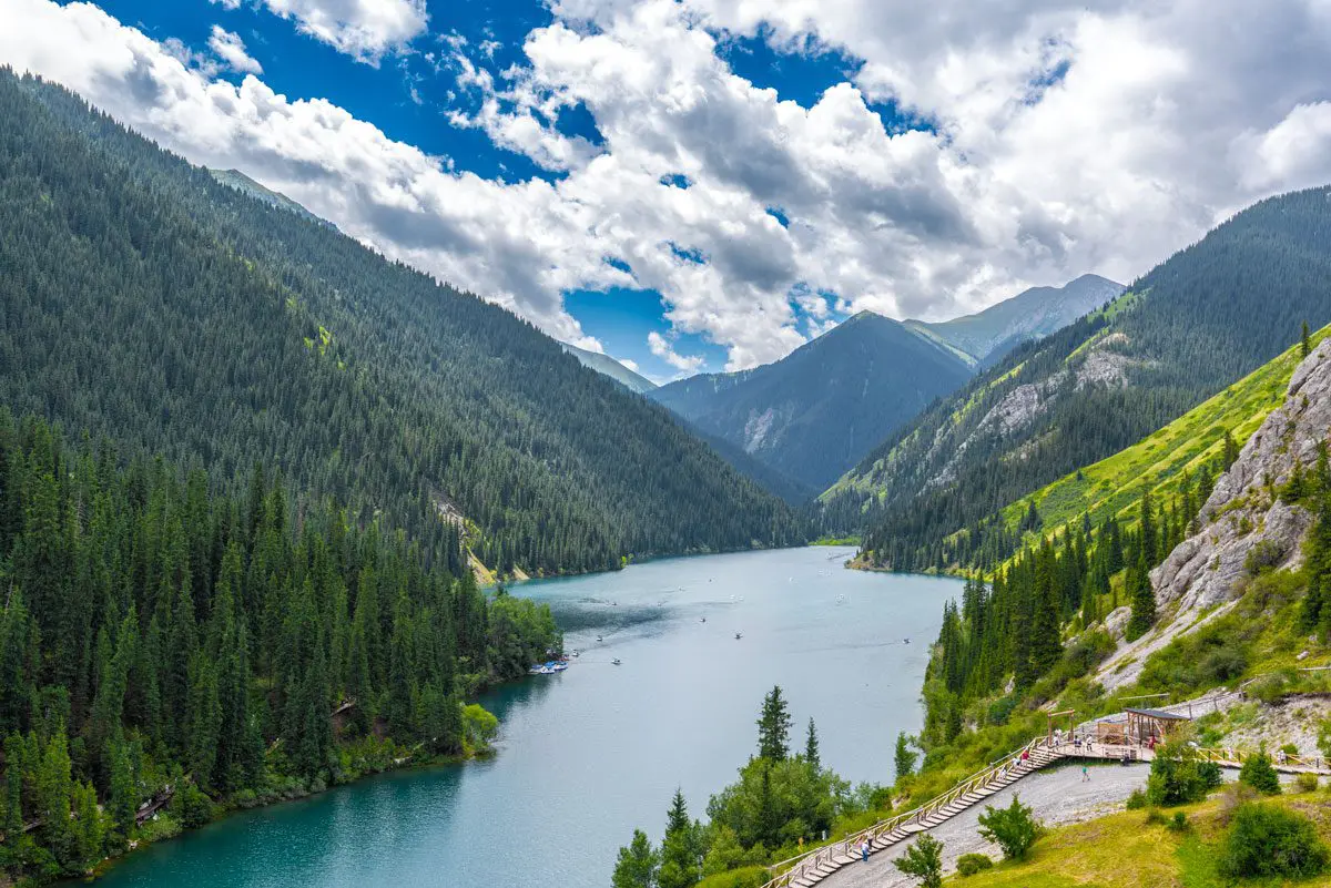 دریاچه کولسای قزاقستان