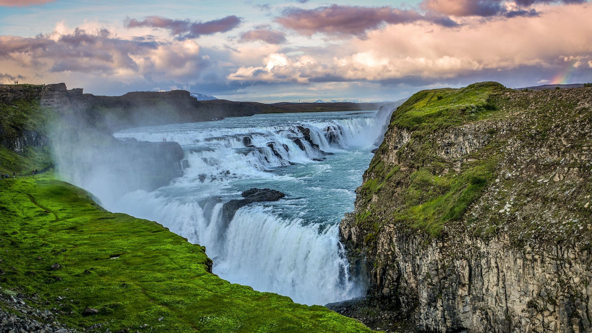 دیدنی های ایسلند | آبشار گلفوس