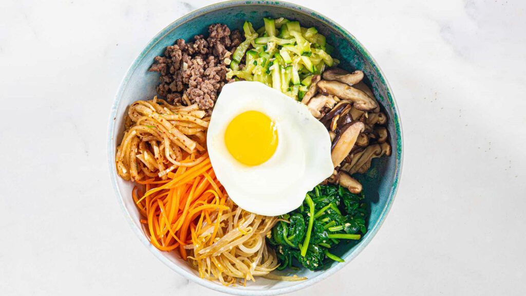 غذای کره ای ساده بی‌بی‌باپ