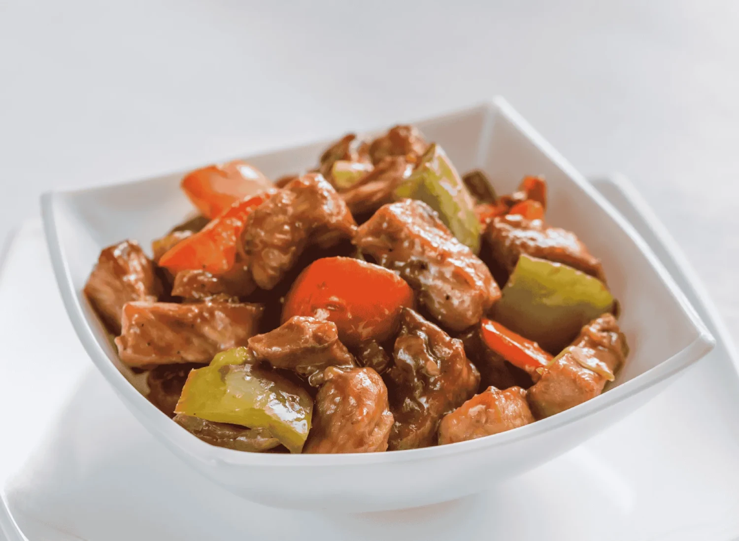 گوشت خوک ترش و شیرین