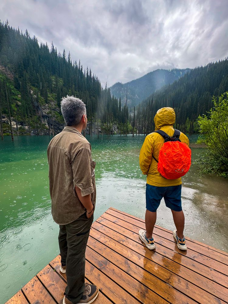 دریاچه کایندی قزاقستان