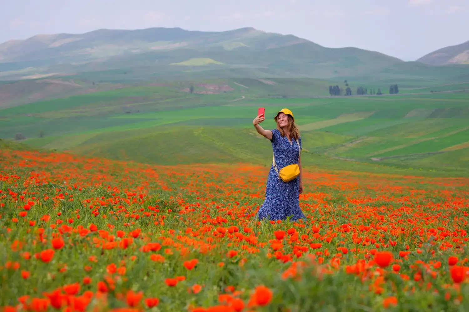بهار در قرقیزستان: طبیعت در حال شکوفایی