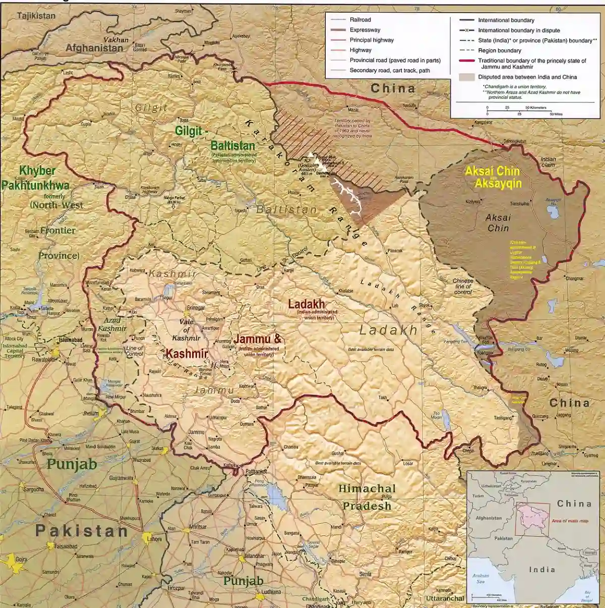 کشمیر کجاست