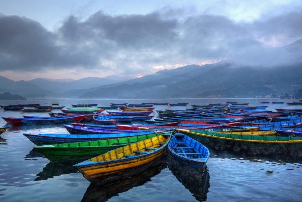 Phewa Lake Pokhara Nepal دریاچه فیوا پخارا