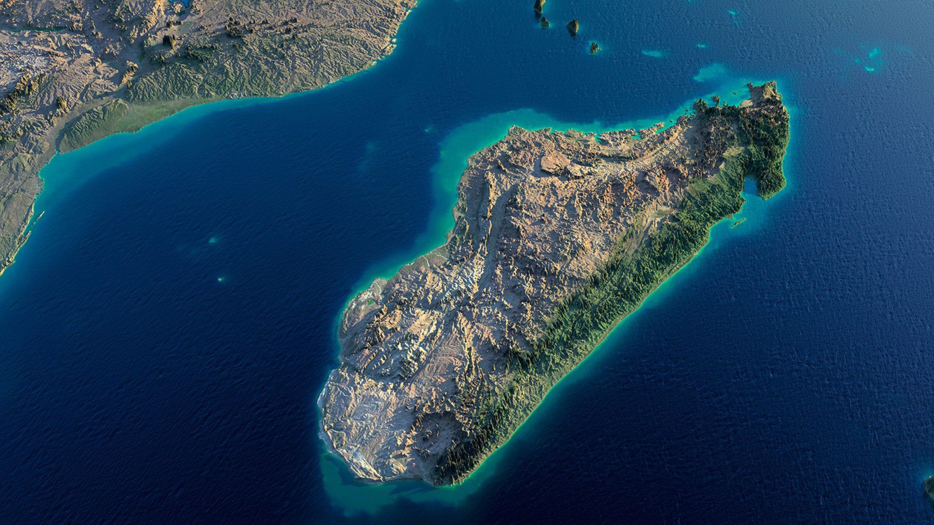 madagascar from above عجایب ماداگاسکار
